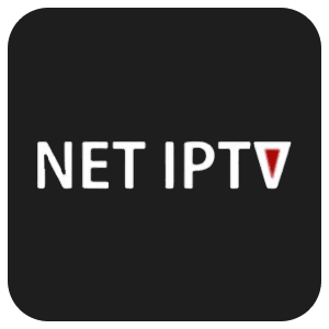 Logo de l’application Net IPTV utilisée pour accéder aux abonnements IPTV sur Smart TV