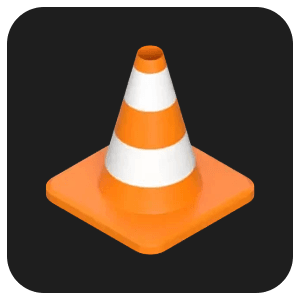 Logo du lecteur multimédia VLC compatible avec les fichiers IPTV