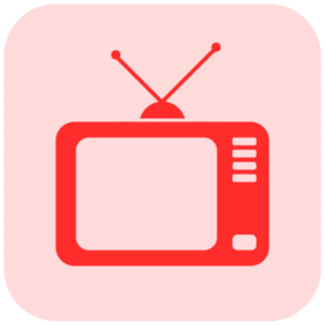 icône d'abonnement aux chaînes de télévision IPTV